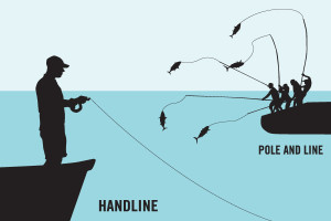 Fishing by Pole and Line