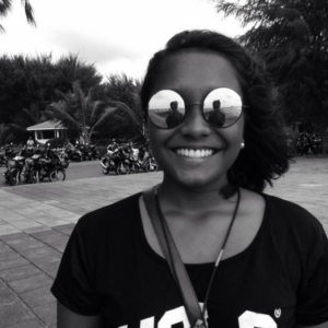 Portrait of Imaha (Kaia) Mohamed Community Outreach Officer for the Olive Ridley Project