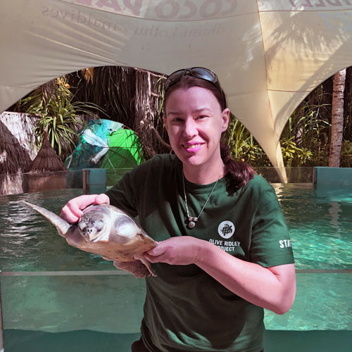 Dr Jackie Reed, Veterinary Surgeon, ORP Marine Turtle Rescue Centre Maldives