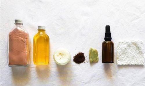 DIY skin care products.