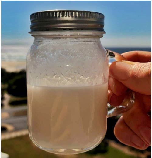 Hand made deodorant in a jar - reduce plastic in your bathroom.