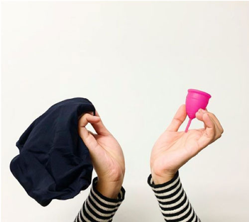 Tips to reduce your plastic waste: consider reusable menstrual products.