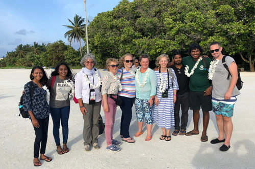 The ORP July 2019 Expedition Team arrives at Kelaa.