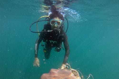 Usman Iqbal - PADI Certified Open Water Diver ©Indus Scuba