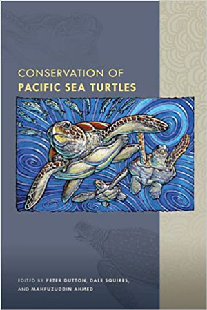 Conservation of Pacific sea turtles. Book cover.