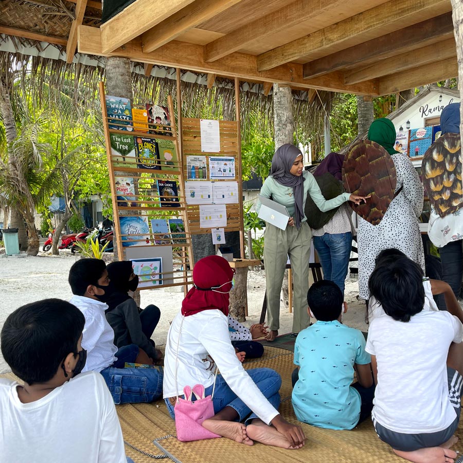 Educational outreach is an important aspect of ORP's work. Image.