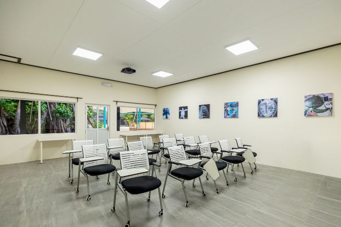 Classroom for educational activities at STHI. Image.